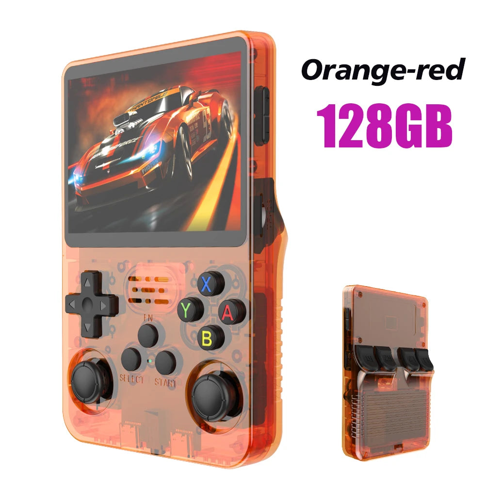 BOYHOM Open Source R36S Retro Handheld Game Console Linux System 3.5 Inch IPS Screen Portable Pocket Video Player 64GB Game gift - Arcade Anchor