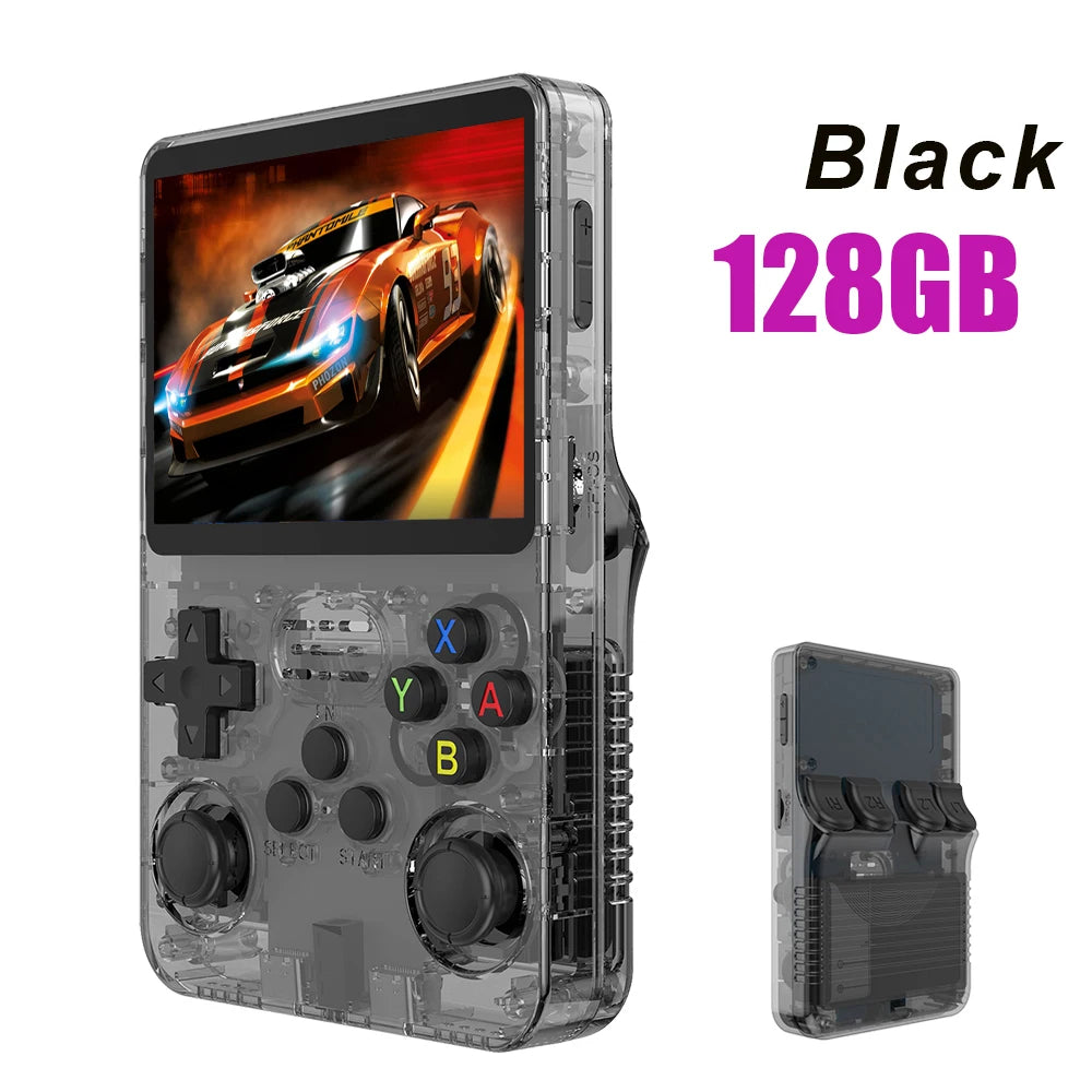 BOYHOM Open Source R36S Retro Handheld Game Console Linux System 3.5 Inch IPS Screen Portable Pocket Video Player 64GB Game gift - Arcade Anchor