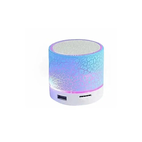 Wireless Mini Speaker, Subwoofer, Dazzle Crackle 7 Colour Light Wireless Mini Speaker - Arcade Anchor