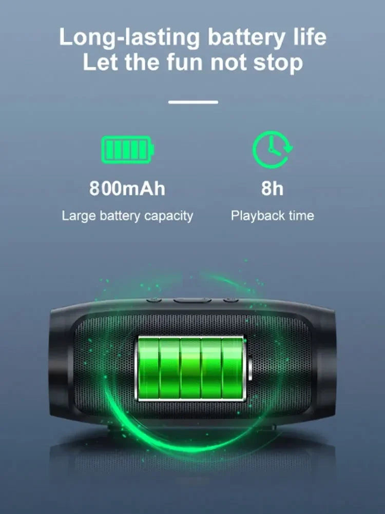 TF USB Bluetooth Speaker Dual Speaker Stereo Outdoor Voice Broadcasting Portable Subwoofer Wireless Speaker - Arcade Anchor