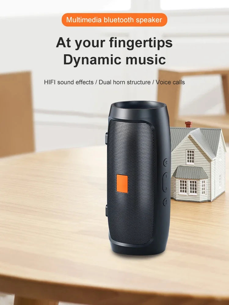 TF USB Bluetooth Speaker Dual Speaker Stereo Outdoor Voice Broadcasting Portable Subwoofer Wireless Speaker - Arcade Anchor