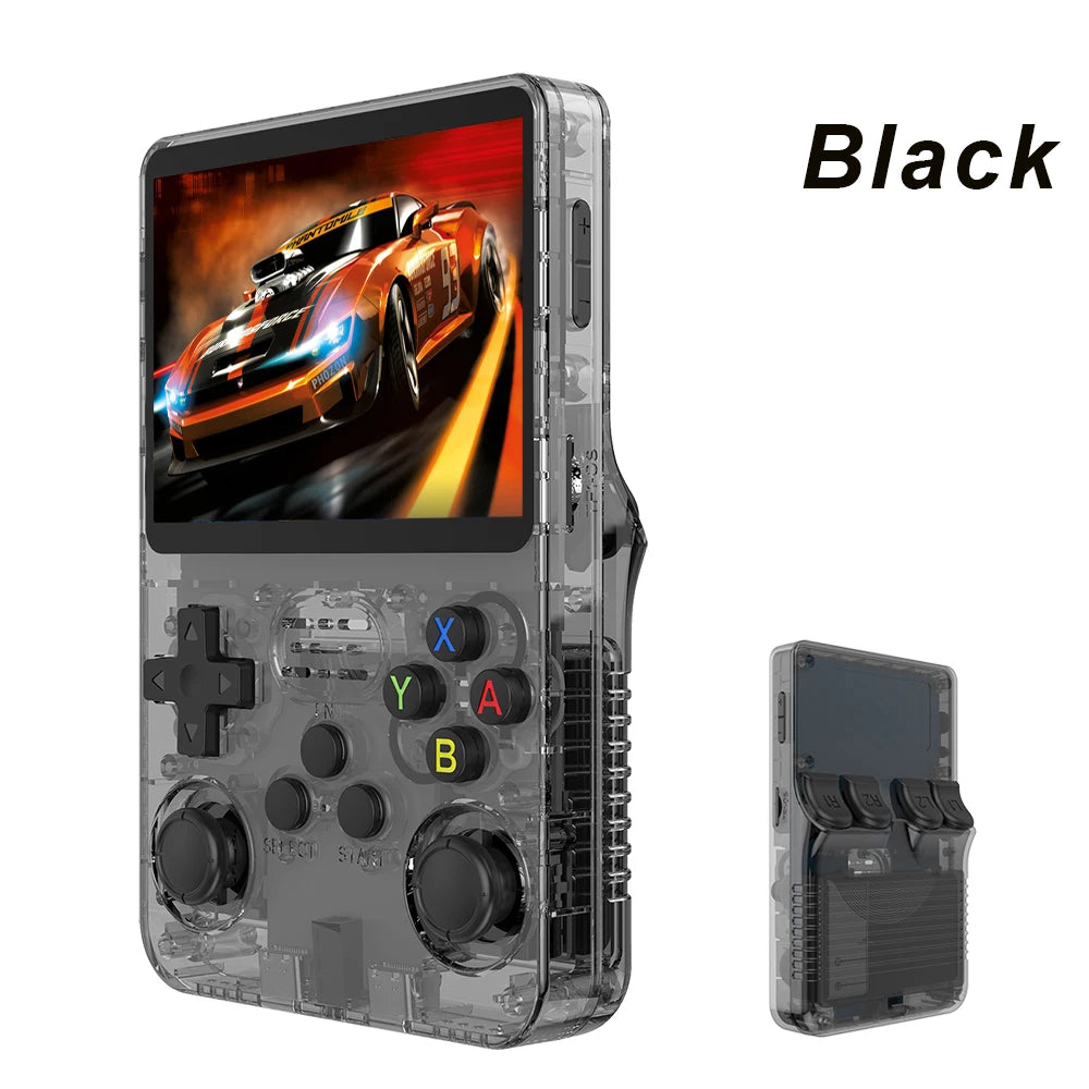 BOYHOM Open Source R36S Retro Handheld Game Console Linux System 3.5 Inch IPS Screen Portable Pocket Video Player 64GB Game gift - Arcade Anchor