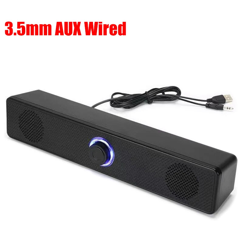 USB Powered Soundbar for TV PC Laptop Gaming Home Theater Surround Audio System - Arcade Anchor
