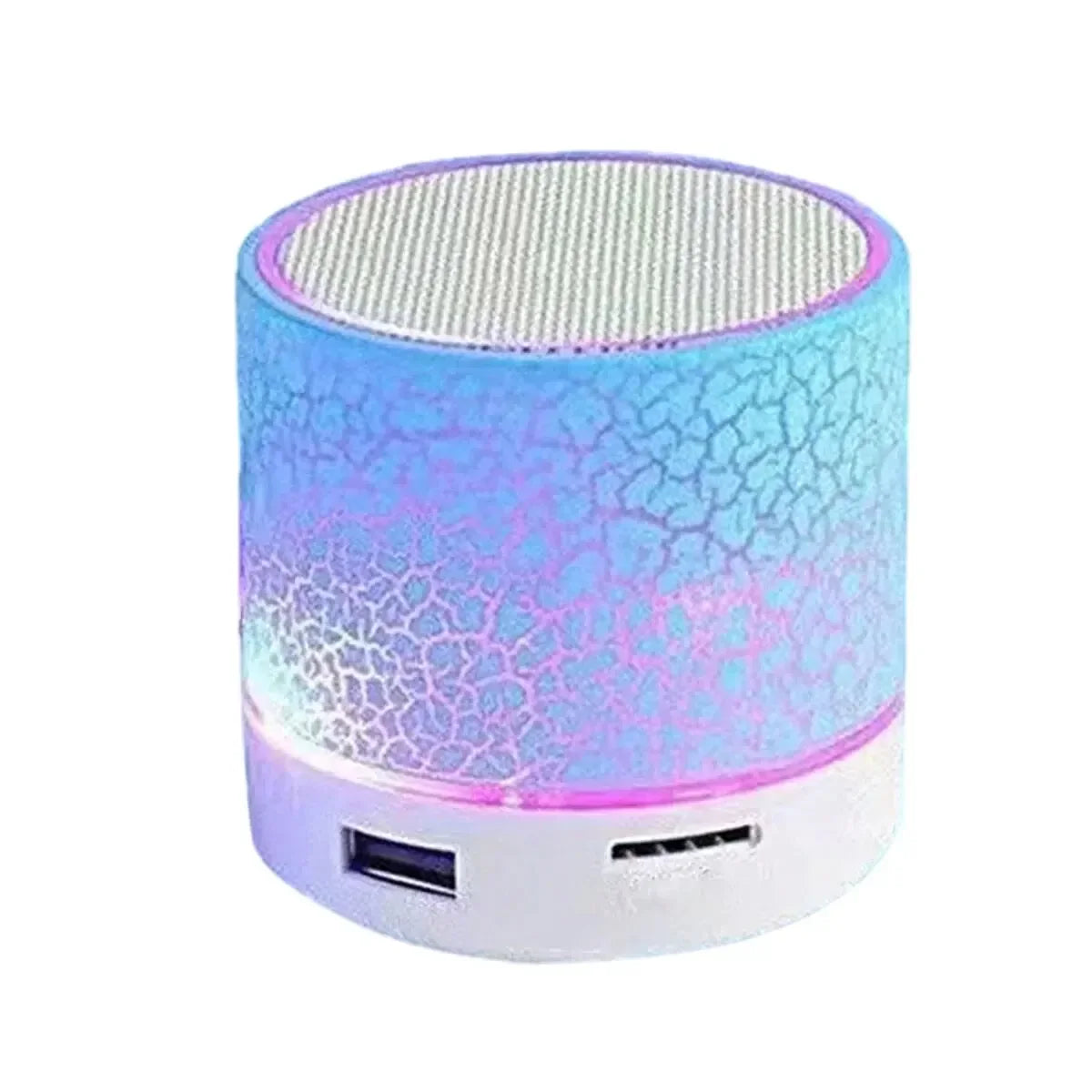Wireless Mini Speaker, Subwoofer, Dazzle Crackle 7 Colour Light Wireless Mini Speaker - Arcade Anchor