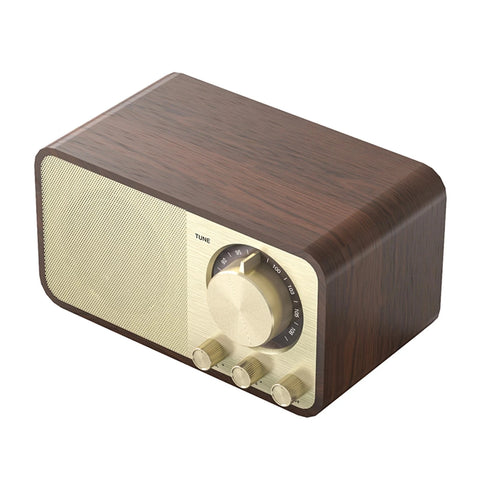 Nostalgic Bluetooth Sound Retro Classic Speaker Retro Radio Wireless Bluetooth 5.0 Wooden Portable Subwoofer - Arcade Anchor