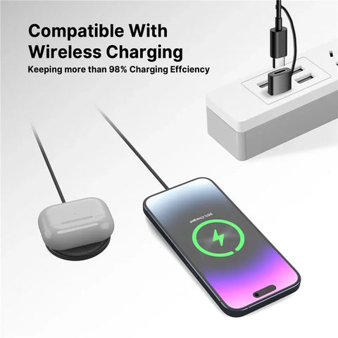 100W Magnetic Wireless Charger Pad USB + Type C For Magsafe iPhone 16 15 14 13 12 Pro Max Fast Charging Dock Station Chargers - Arcade Anchor