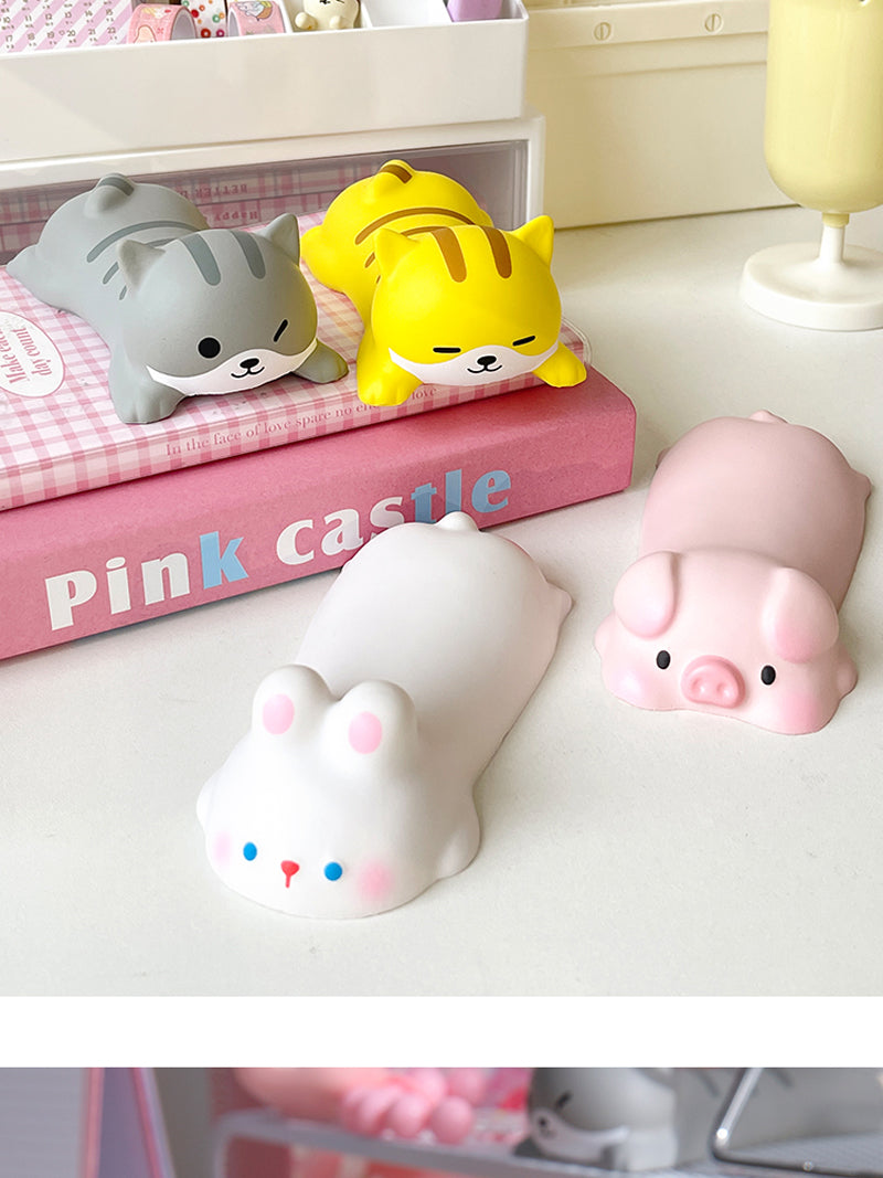 Cute Mouse Pad Keyboard Mouse Wrist Rest Support Girl Soft Computer Laptop Desk Mat Typing Protection Wrist Ergonomics Kawaii - Arcade Anchor