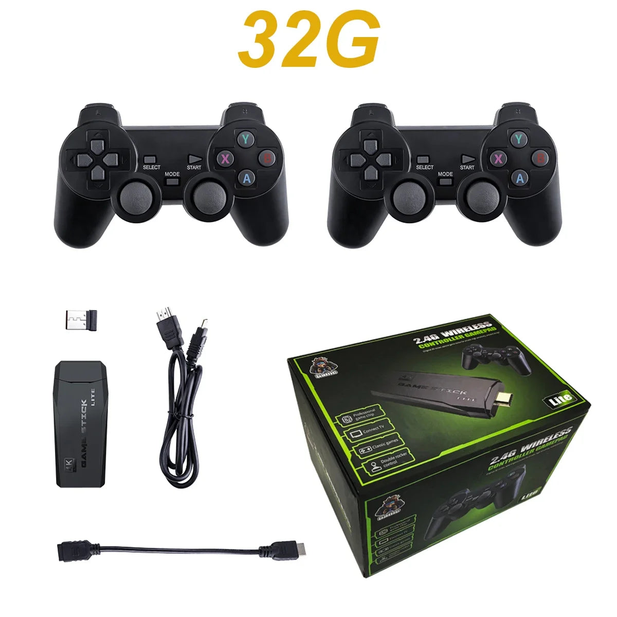 TOP Video Game Console 64G Built-in 20000 Games Retro handheld Game Console Wireless Controller Game Player For Best Xmas Gifts - Arcade Anchor