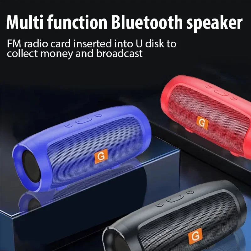 Portable Subwoofer Bluetooth Speakers Outdoor Stereo Surround Waterproof Loudspeaker - Arcade Anchor