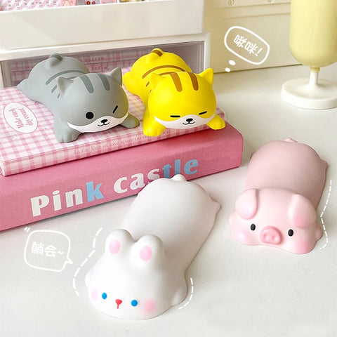Cute Mouse Pad Keyboard Mouse Wrist Rest Support Girl Soft Computer Laptop Desk Mat Typing Protection Wrist Ergonomics Kawaii - Arcade Anchor