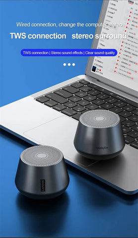 Portable Wireless Bluetooth Speaker Stereo Surround Metallic Outdoor Waterproof Portability Original - Arcade Anchor